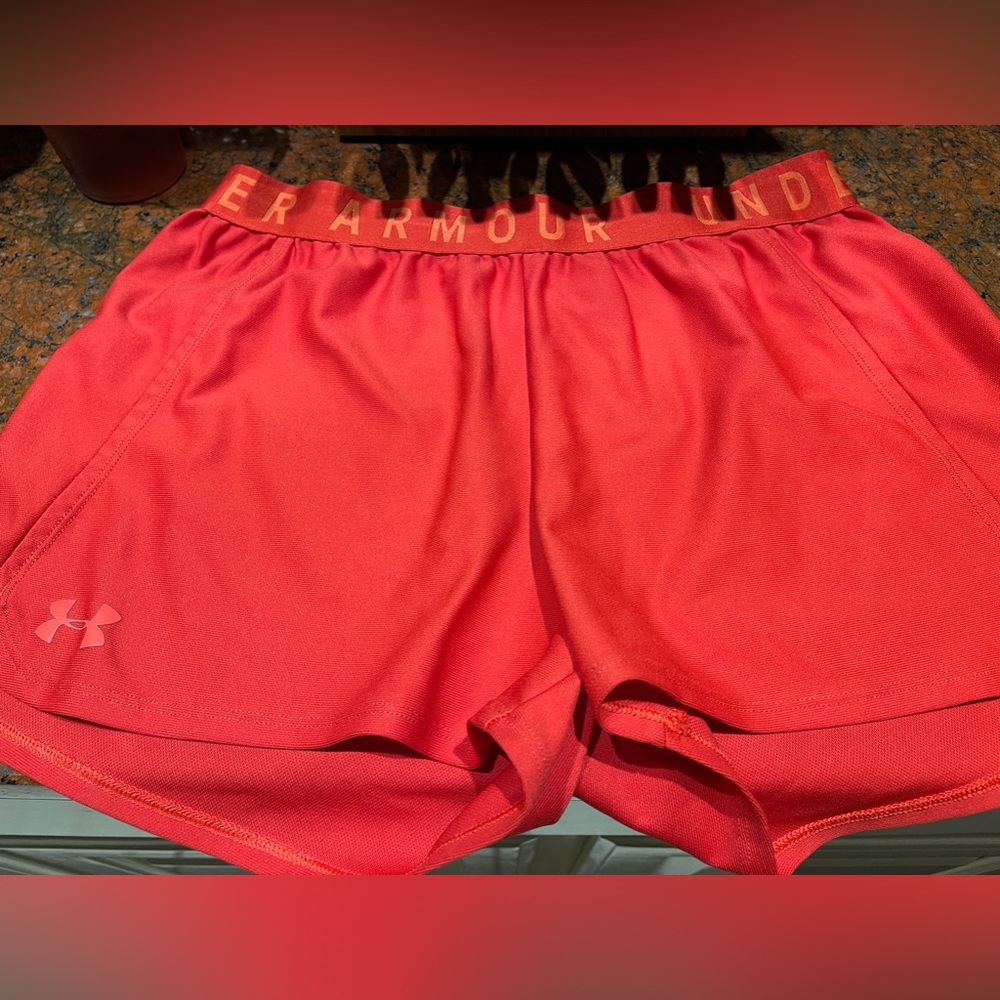 Under Armour shorts - Red 3” - Like NEW
